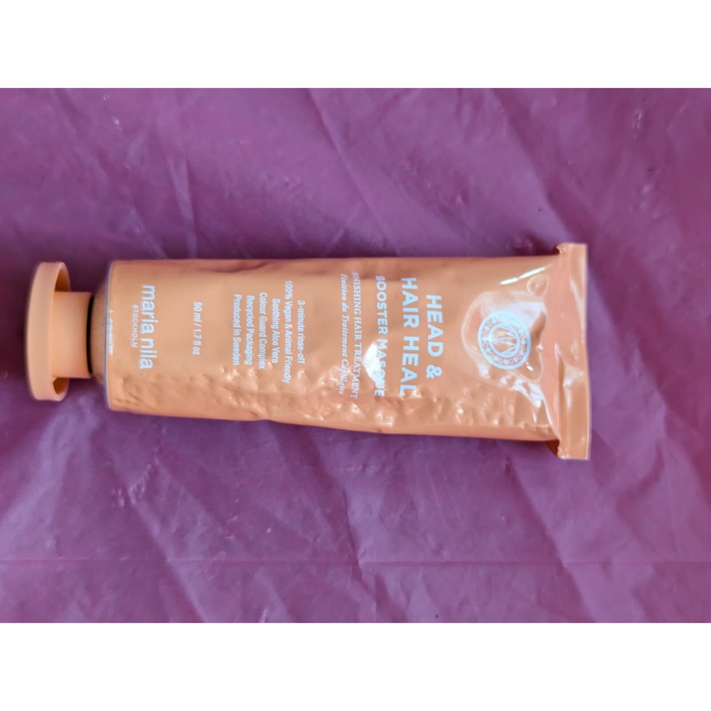 Maria Nila Head‎ & Hair Heal Booster Masque 3 minute rinse off 1.7oz New
